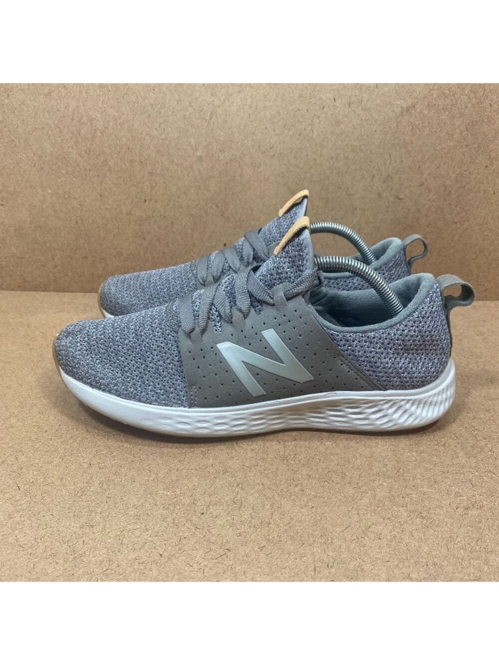 New Balance Mens Fresh Foam Training Running Shoes Gray Size 10 Lightweight Mesh